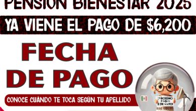 ¡No lo dejes pasar! Esta es la fecha de pago de $6,200 pesos de tu Pensión Bienestar