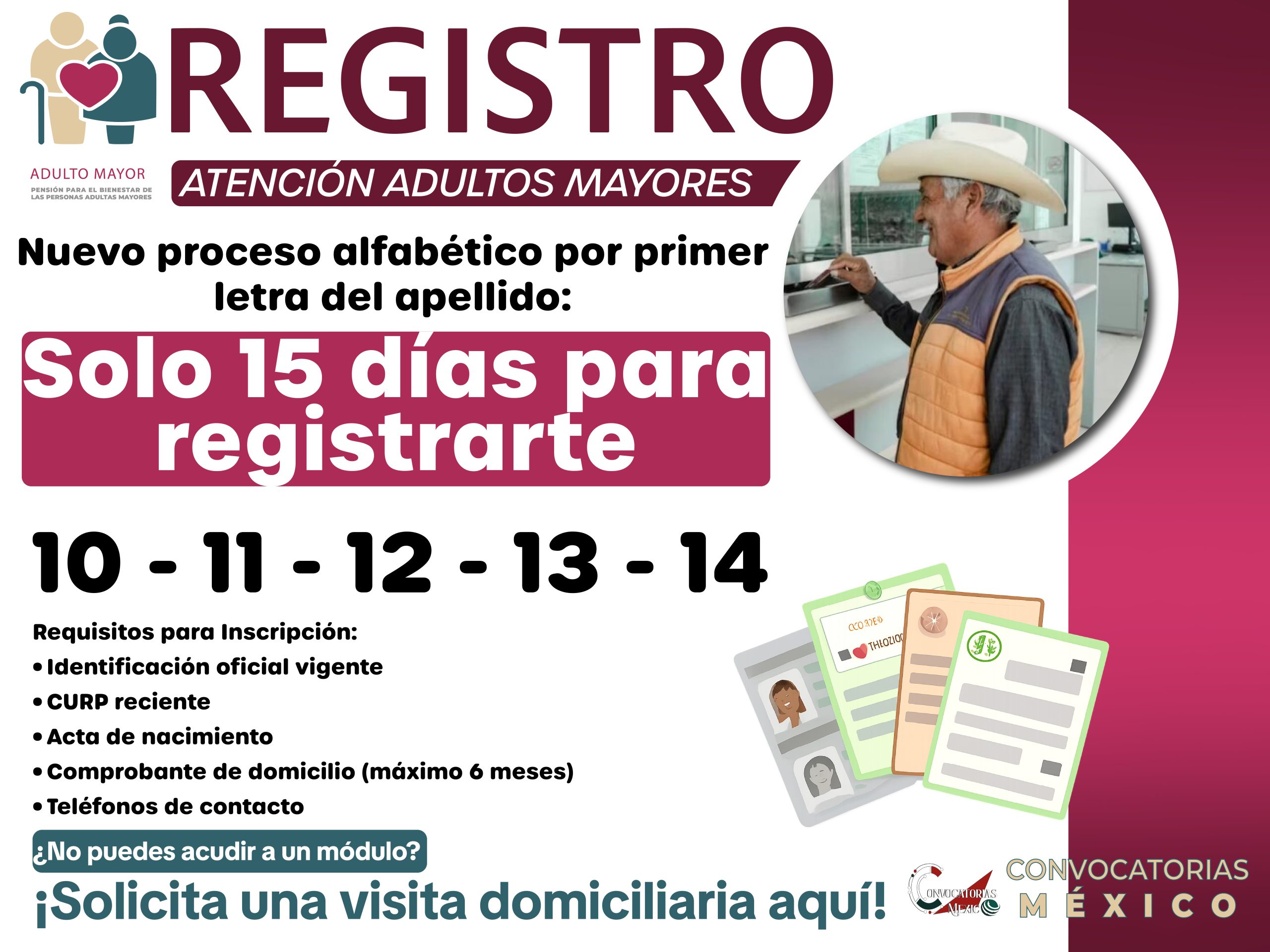 Comienza el 9 de junio y finaliza el 21 de junio $6,200 pesos de la Pensión Bienestar 2025