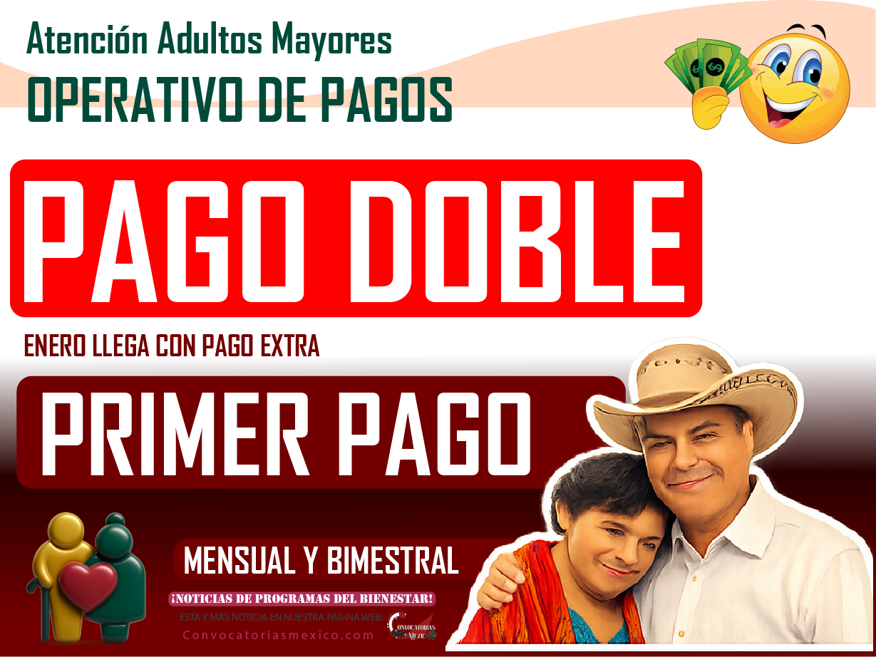 ❤️🙊PAGO DOBLE Siguiente depósito para los adultos mayores de la Pensión Bienestar 2026