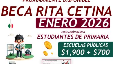 Estudiantes de primaria de escuelas públicas: Próximo registro de la Beca “Rita Cetina”