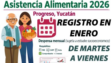 Despensa mensual para las familias del programa Asistencia Alimentaria 2026