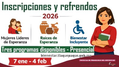 Inician inscripciones y refrendos para Bienestar Tlaquepaque: fechas, sedes y cómo registrarte en 2026