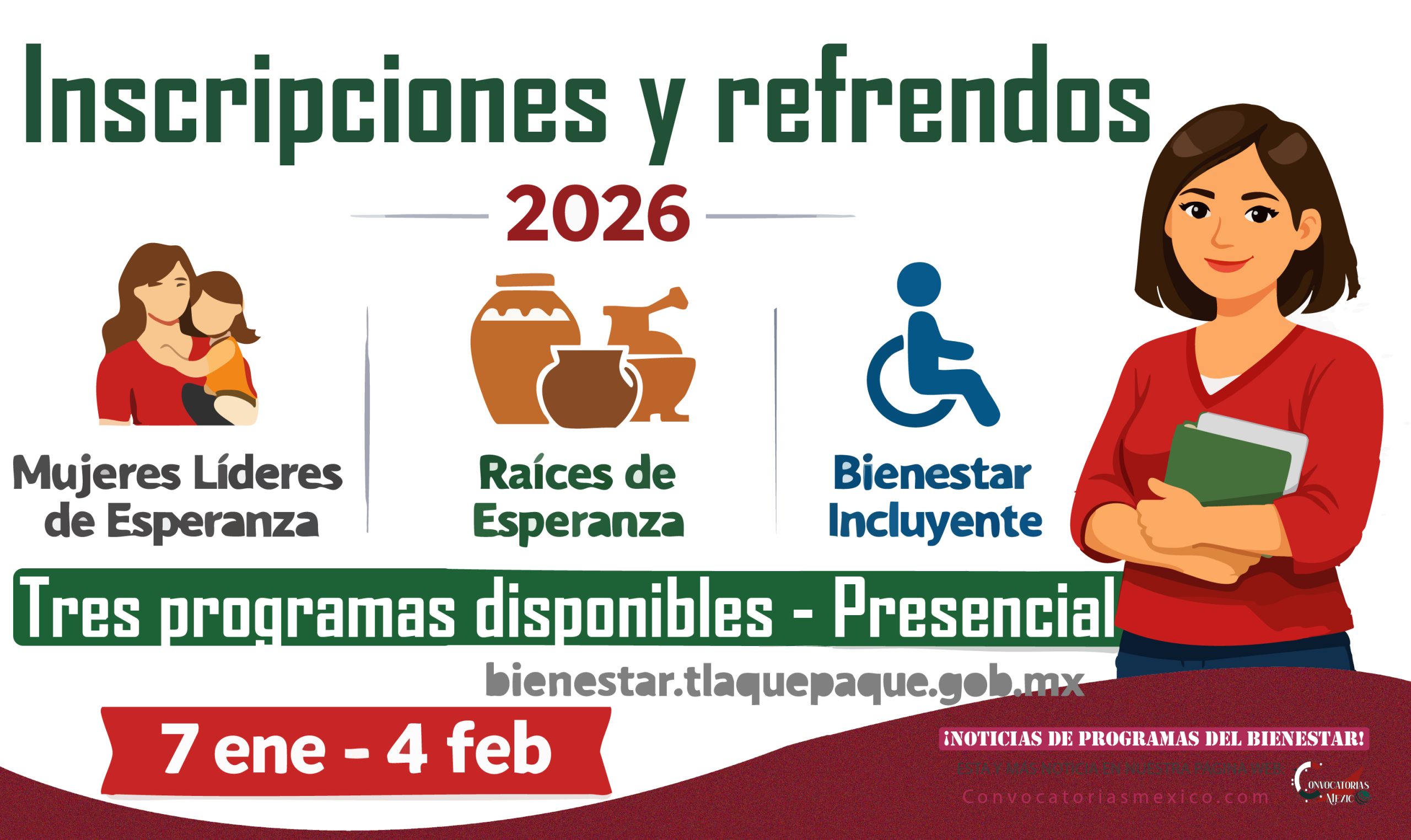Inician inscripciones y refrendos para Bienestar Tlaquepaque: fechas, sedes y cómo registrarte en 2026