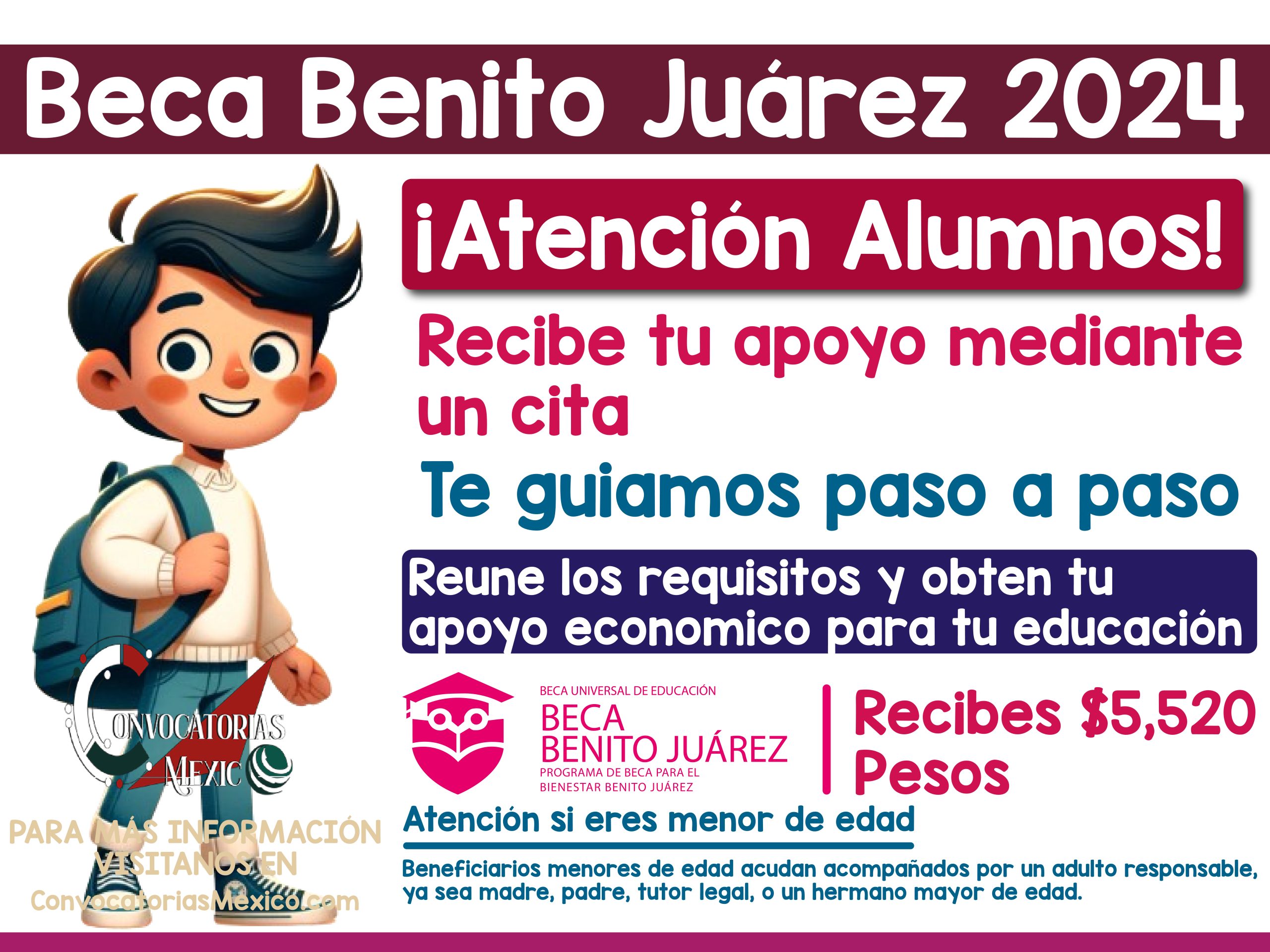 ¡AGENDA UN CITA Y RECIBE TU BECA! Así puedes recibir tu Beca Benito Juárez en Febrero