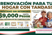 Tandas para mejoramiento del Instituto Municipal de Vivienda INMUVI