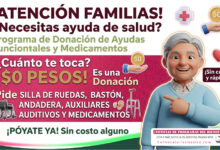Apoyo de Donación de Ayudas Funcionales y Medicamento; así puedes pedir silla de ruedas, bastón o material de curación