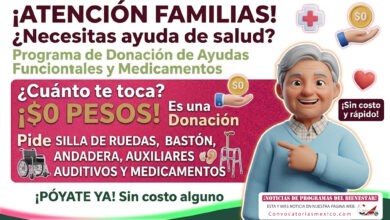Apoyo de Donación de Ayudas Funcionales y Medicamento; así puedes pedir silla de ruedas, bastón o material de curación