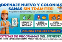 Guanajuato: Programa Drenaje para la Gente en Localidades Urbanas estará vigente hasta el 31 de diciembre de 2026
