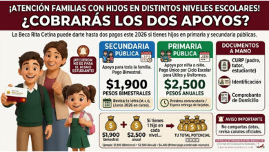 Estas familias recibirán un pago doble de $1,900 por secundaria y $2,500 por primaria durante este 2026