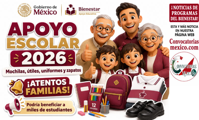 Zacatecas 2026: apoyo estatal para mochilas, útiles, uniformes y zapatos escolares