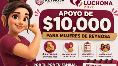 Programa Mamá Luchona 2026: apoyo de 10 mil pesos para mujeres de Reynosa
