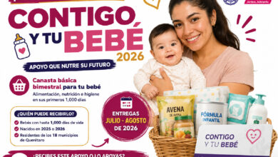 Contigo y tu Bebé 2026: entregan canasta alimentaria en Querétaro durante julio y agosto; revisa requisitos y calendario
