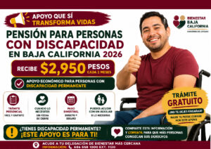¿Cuándo depositan el PAGO de septiembre por 2,400 pesos? Salario Rosa 2023-2024 15 Pensión para Personas con Discapacidad en Baja California 2026: apoyo de $2,950 bimestrales y cómo solicitarlo