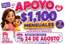 Apoyo de $1,100 mensuales para familias con hijas e hijos en estancias infantiles de Cuernavaca: registro inicia el 24 de agosto
