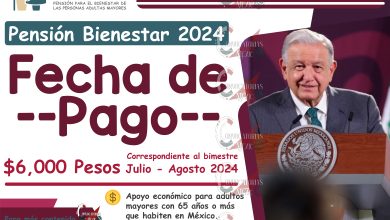 Adultos Mayores en Julio recibes $6,000 pesos de la Pensión Bienestar 2024