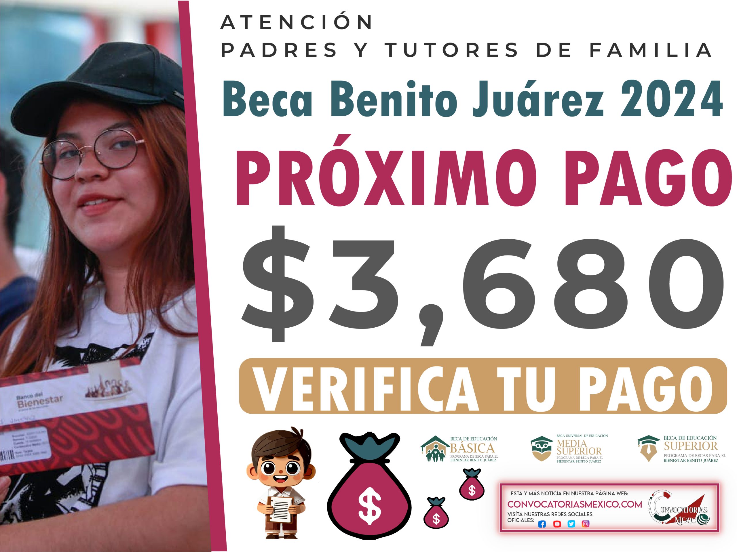¿Cómo verificar si recibiré el segundo pago de 3 mil 680 pesos de la Beca Benito Juárez?