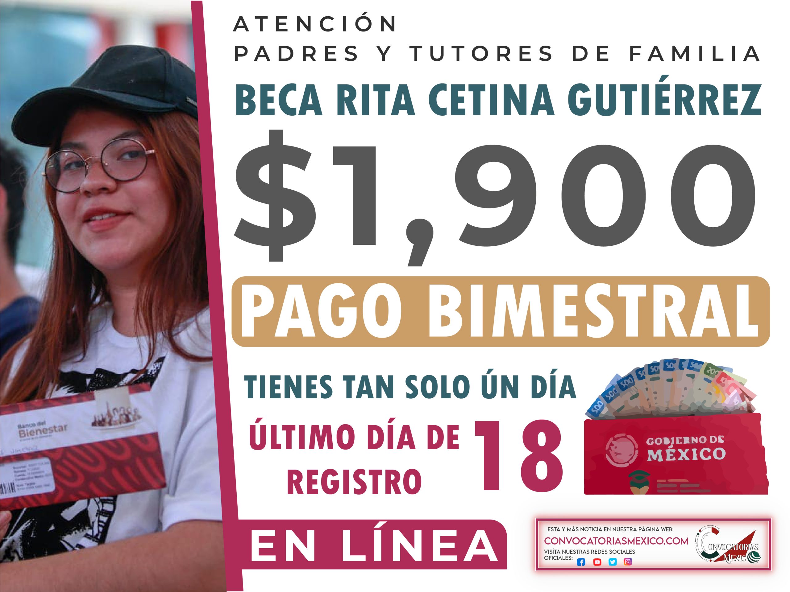 ¿Se necesita un promedio mínimo para recibir la Beca Rita Cetina Gutiérrez?
