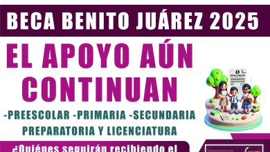 10 meses Pagos para estos alumnos beneficiarios de la Beca Benito Juárez 2025