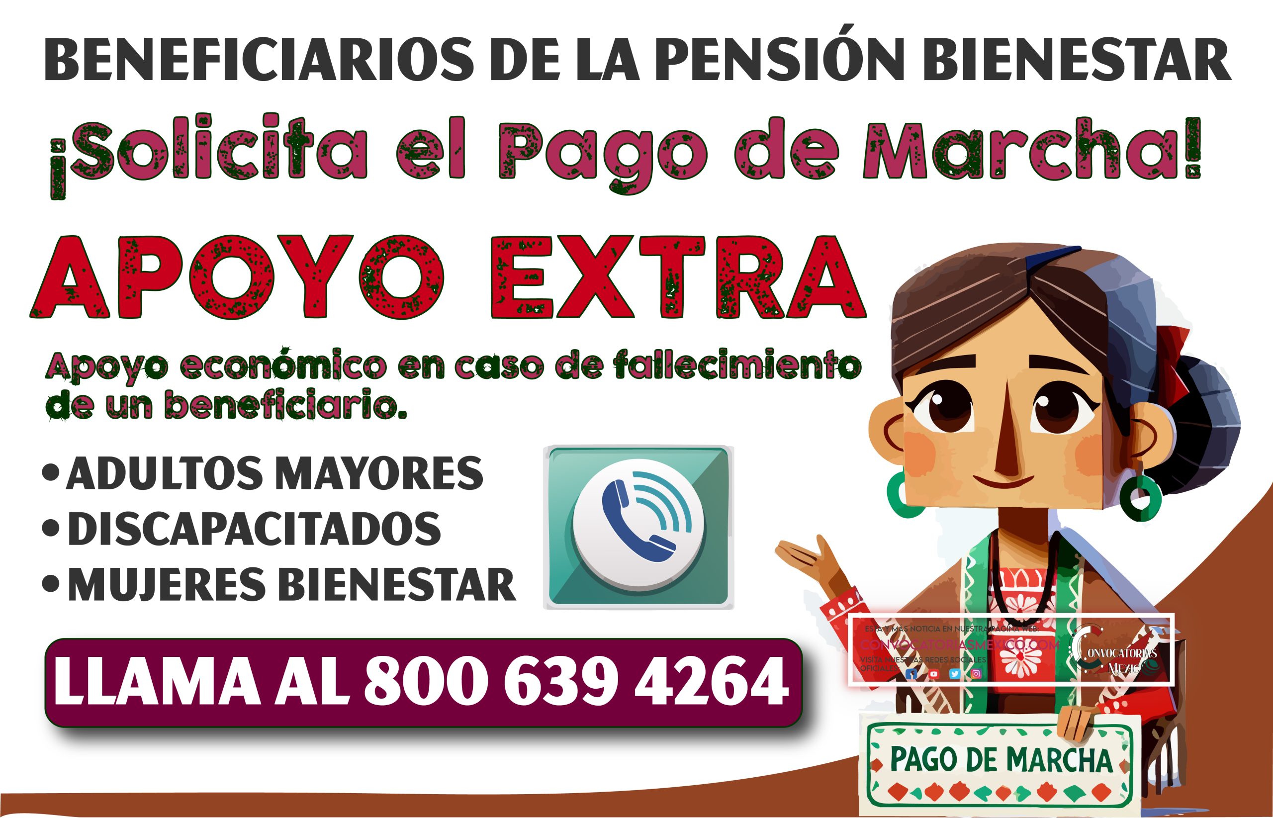 ¡PAGO EXTRA! $3,100 pesos para adultos mayores beneficiarios de la Pensión Bienestar 2025
