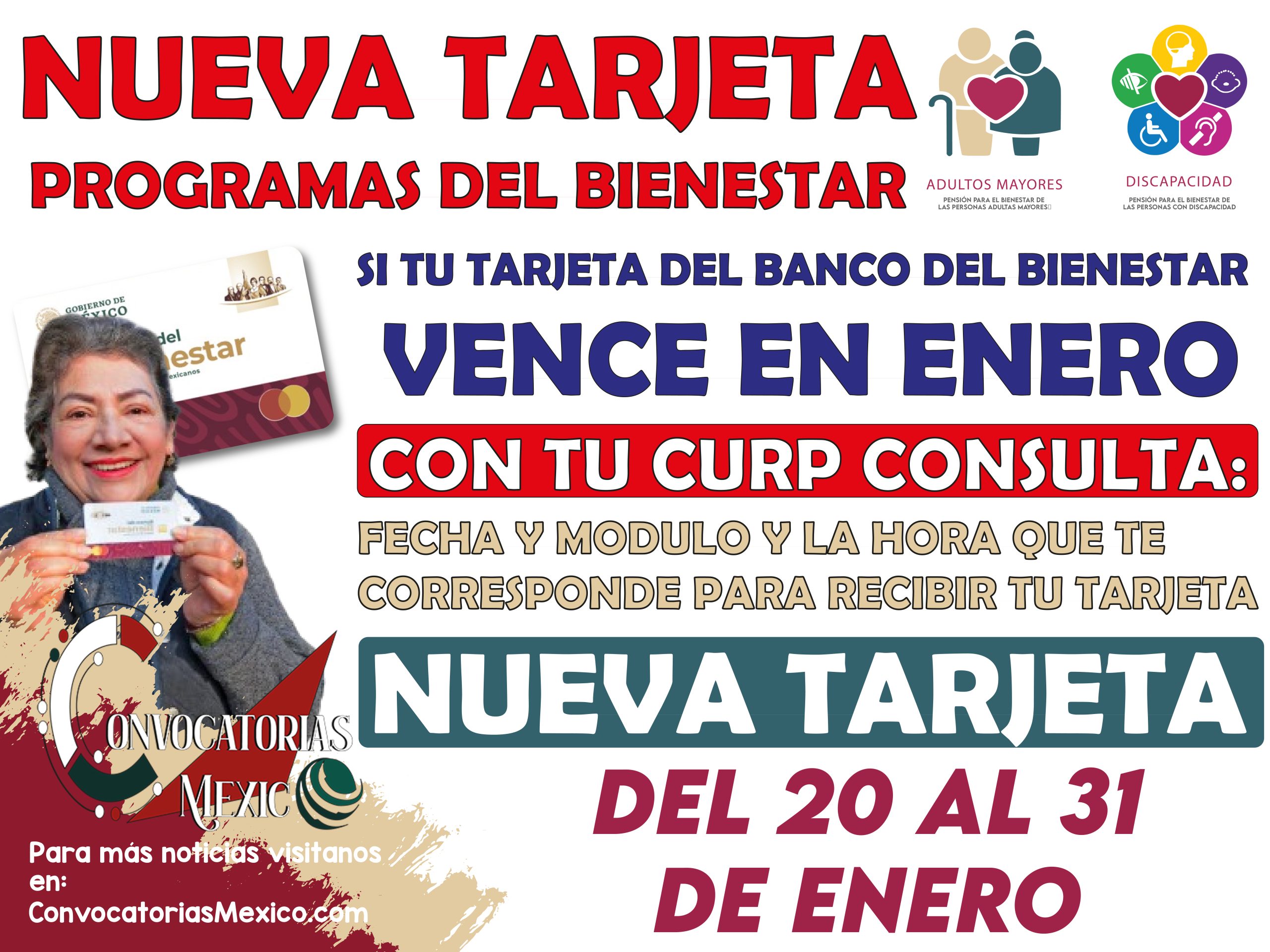 ¡Nueva tarjeta! Para recibir los 6 mil pesos de la Pensión Bienestar 2024