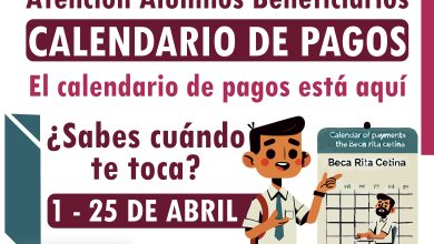 ¡Ya disponible! Calendario de pagos de la Beca Rita Cetina Gutiérrez 2025
