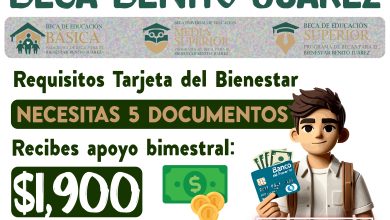 $1,900 con estos 5 Documentos para recibir la tarjeta de la Beca Benito Juárez 2025