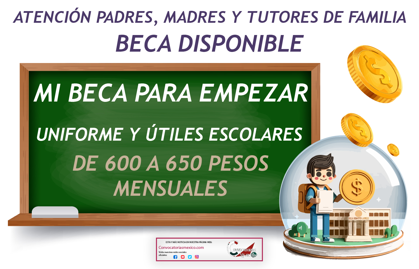 Mi Beca para Empezar disponible para estudiantes de la Ciudad de México