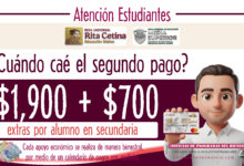 ¿Cuándo caé el segundo pago de las Becas Rita Cetina y Benito Juárez 2026?