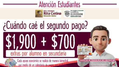 ¿Cuándo caé el segundo pago de las Becas Rita Cetina y Benito Juárez 2026?