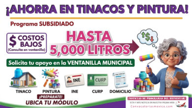 ¡Tinacos y pintura! Solicita tu apoyo en la Ventanilla Municipal Programa SUBSIDIADO