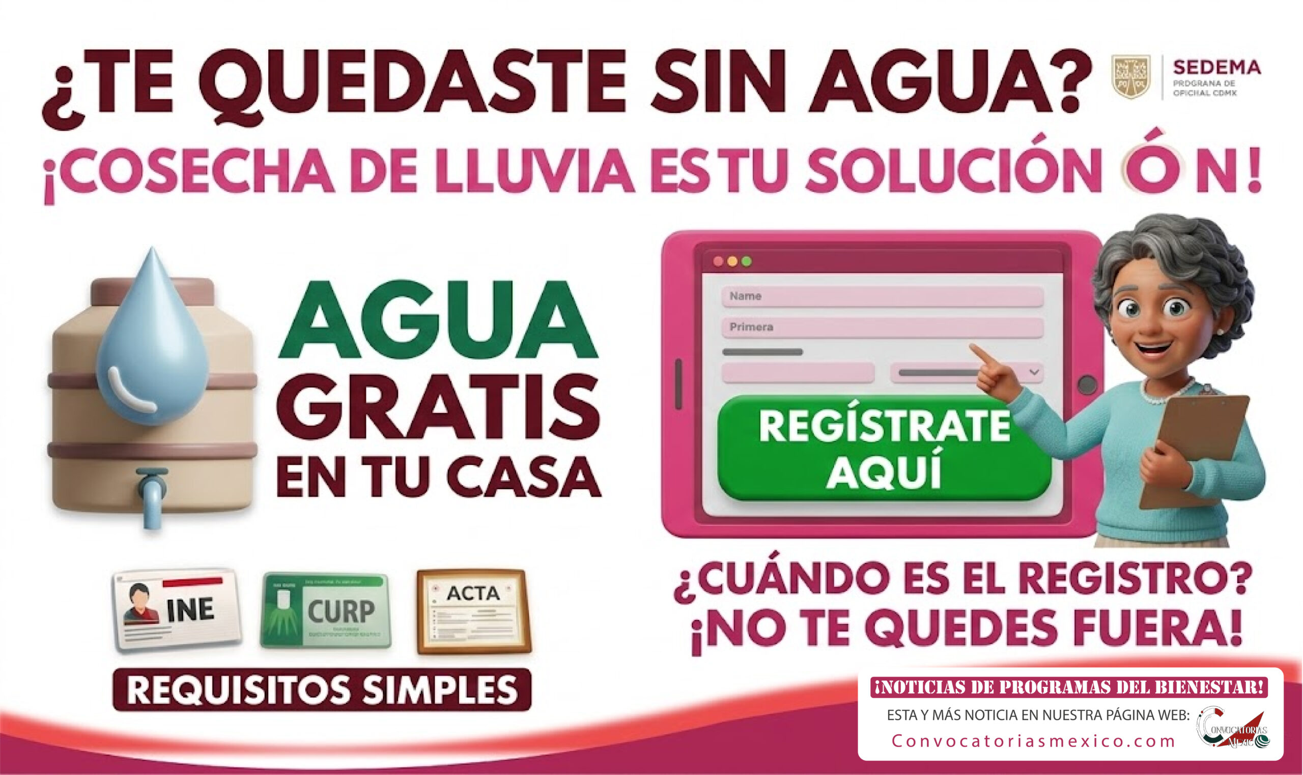 Cosecha de Lluvia en CDMX: requisitos de vivienda y pasos de registro para captar agua pluvial