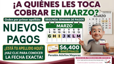 ¡Segunda semana de pagos! Pensión Bienestar para las Personas Adultas Mayores en Marzo