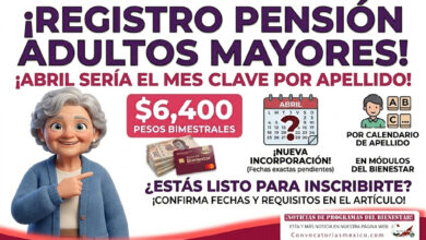 Pensión Bienestar para adultos mayores: abril perfila como la fecha más próxima para nuevo registro por calendario de apellidos