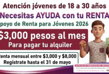 Apoyo de Renta para Jóvenes: así puedes recibir $3,000 al mes para pagar tu alquiler
