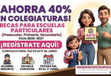 Escuelas Particulares Preescolar, Primaria y Secundaria 2026-2027: así puedes pedir la beca