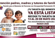 Entrega de tarjetas para beneficiarios que se registraron a la Pensión para Personas con Discapacidad