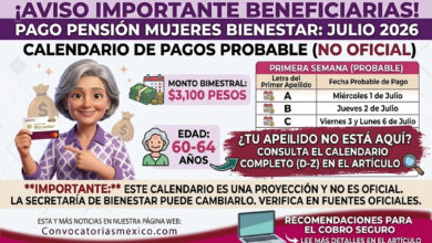 Primera semana de pagos para la Pensión Mujeres Bienestar: así quedarían las fechas de pago para julio de 2026