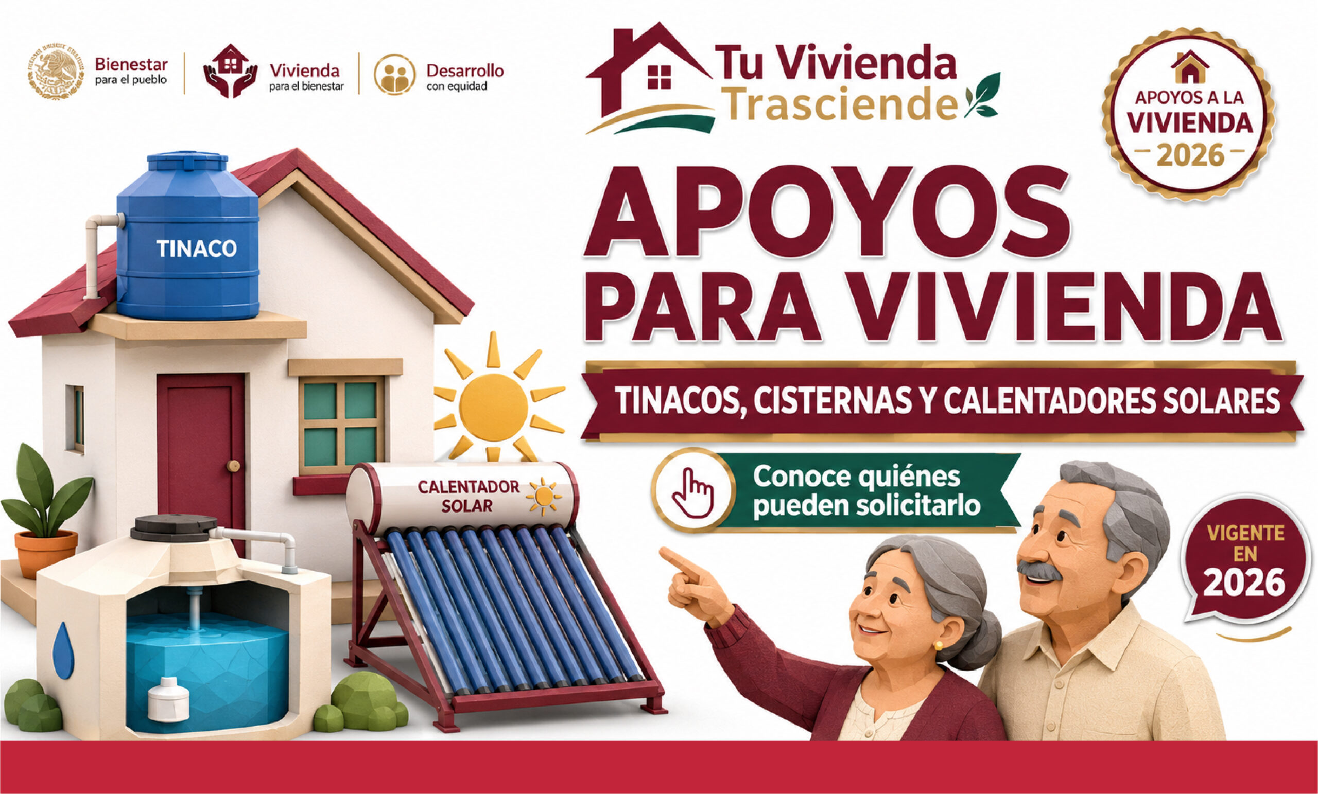 Pabellón de Arteaga ofrece apoyos para vivienda con tinacos, cisternas y calentadores solares