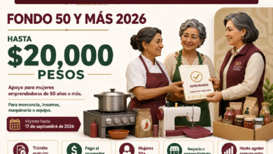 Fondo 50 y Más 2026: apoyo de hasta 20 mil pesos para mujeres emprendedoras de Baja California