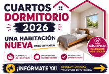Cuartos Dormitorio Puebla 2026: requisitos para recibir una habitación nueva en la vivienda