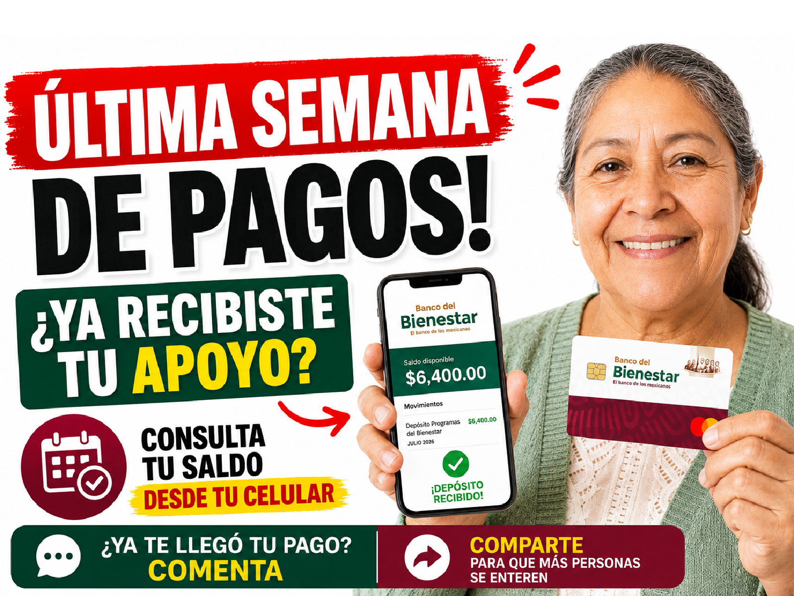 Última semana de pagos de los Programas del Bienestar: consulta tu cuenta con la aplicación del Banco del Bienestar
