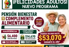 Pensión Bienestar y Complemento Alimentario a tu Pensión 2026: cuánto reciben los adultos mayores en Sonora