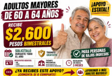 Apoyo económico para Personas Adultas Mayores de 60 a 64 años: entregan $2,600 bimestrales en Baja California