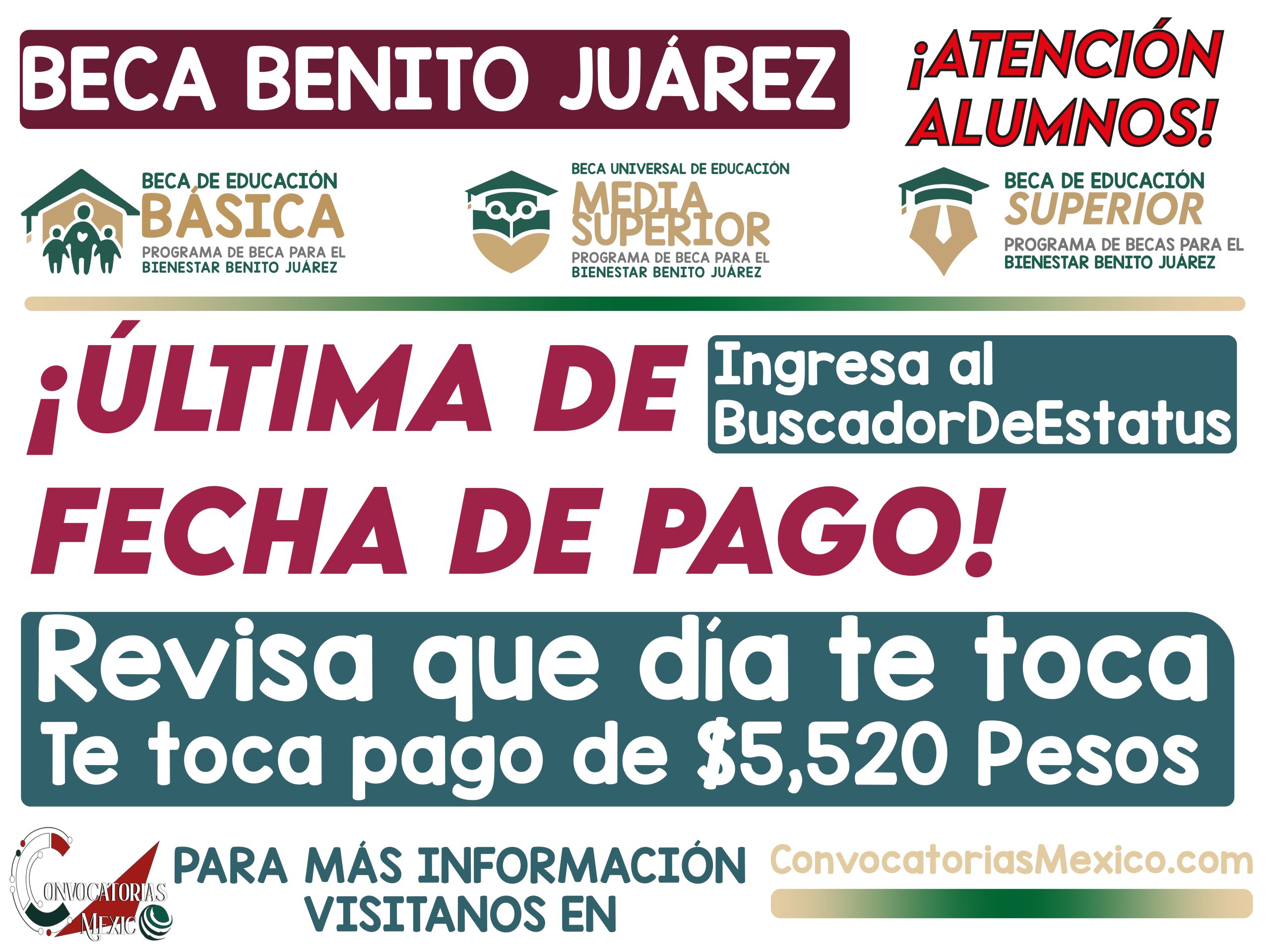 ¡Cobra tu apoyo! Tienes hasta este día de febrero ¡No pierdas el pago!: Beca Benito Juárez 2024