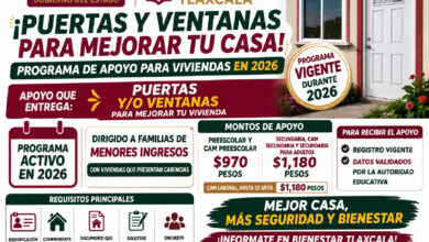 ¡Puertas y ventanas para mejorar tu casa! Bienestar Tlaxcala mantiene programa de apoyo para viviendas en 2026