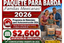 Paquete para barda en 2026: cómo solicitar materiales con una aportación de $2,600