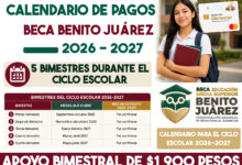 Calendario de pagos Beca Benito Juárez 2026-2027: estos son los 5 bimestres que corresponden al siguiente ciclo escolar