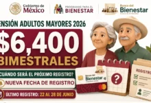 Pensión para Adultos Mayores 2026: ¿cuándo será el próximo registro para recibir 6,400 pesos?
