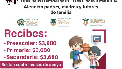 ¿Cuándo reciben los cuatro pagos restantes los beneficiarios de la beca Benito Juárez?