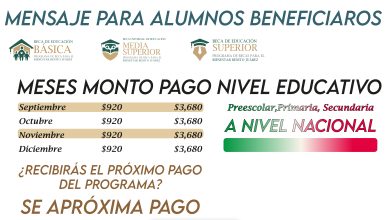 ¿Recibirás el siguiente pago de 4 meses de la Beca Benito Juárez?
